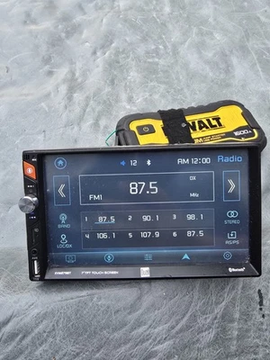 Dual XVM279BT Car Stereo 7" Touchscreen Bluetooth USB AUX AM/FM DVD Receiver - Image 1 of 4