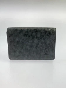 Louis Vuitton M30922 Sobre Tarjeta de Visita Tarjetero Taiga Tarjetero Usado - Imagen 1 de 11