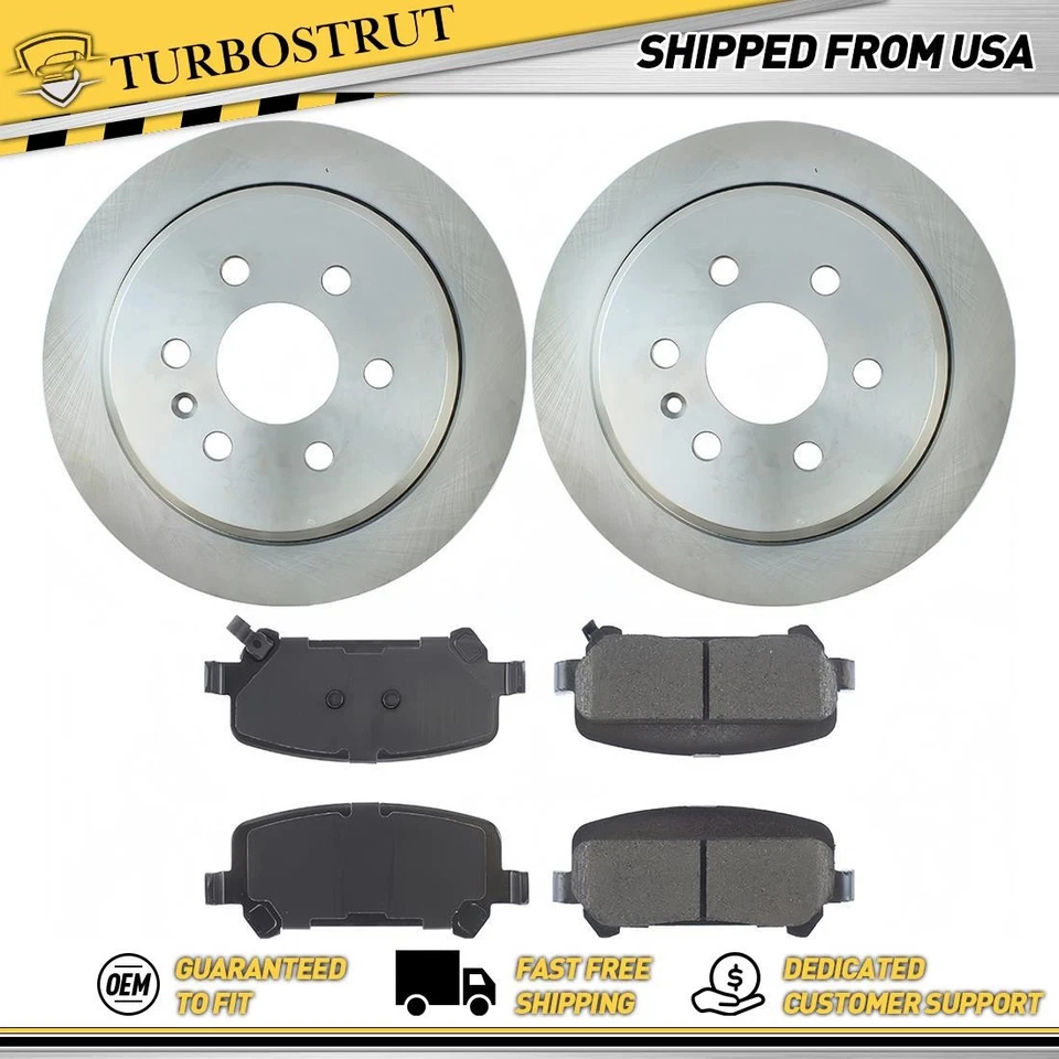 Kit de pastillas de freno rotores de freno traseros originales para Chevrolet Colorado 2015-2019 2,5 L Foto 1 de 1