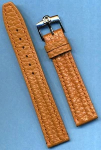CINTURINO OROLOGIO BISONTE GRAIN 18mm 20mm PELLE E FIBBIA OMEGA ORIGINALE ACCIAIO O ORO - Foto 1 di 4