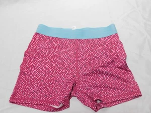 Girls Youth Athletic Shorts DANSKIN NOW  X-Large 14/16 Pink Blue - Picture 1 of 9