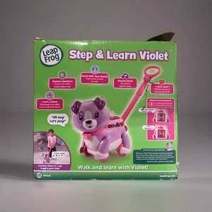 LeapFrog Step and Learn Violet Interactive Dog Teaches Letters Number new - Picture 1 of 1