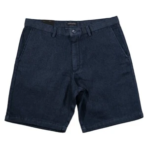 Banana Republic Mens Shorts Blue Cotton Stretch Flat Front 9” Inseam Size 36 - Picture 1 of 6