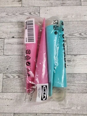 IKEA UTSPADD Ice Cream Yogurt Juice Popsicle Silicone Molds Pack Of 4 Brand New - Image 1 of 3