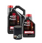 6L Motul 4100 Power 15W50 Wix Xp Filter Motor Oil Change Kit Api Sl