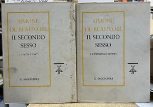(Sociologia) S. De Beauvoir - IL SECONDO SESSO - I EDIZIONE - Il Saggiatore 1961 - Imagen 1 de 1