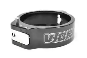 Vibrant 4 in O.D. Aluminized HD 2.0 Clamp Anodized Black (Clamp Only) vib32538 - Picture 1 of 4