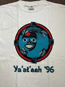 1990s Northwest Coast T Shirt Native American Art Size Large Nos - Picture 1 of 8