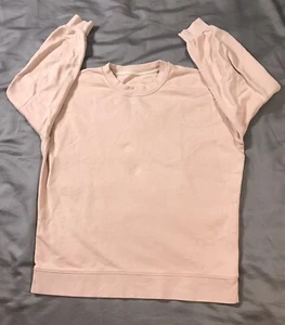 Lululemon Sweater Womens 8 Pink Perfectly Oversized Long Sleeve - Picture 1 of 12