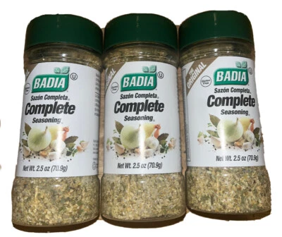 3 Pack Badia Original Complete Seasoning 2.5 Oz FREE SHIPPING
