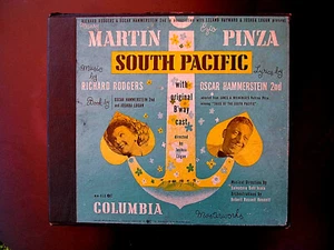 Vintage "SOUTH PACIFIC" Broadway Cast*Mary Martin*Enzio Pinza - Set of 7 78rpm - Picture 1 of 10