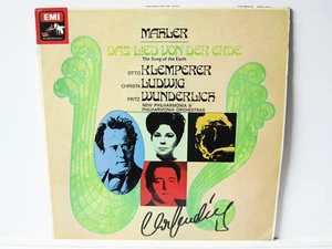 LP SIGNED BY CHRISTA LUDWIG ! ORIG. AUTOGRAPH Mahler Lied von der Erde - Imagen 1 de 6