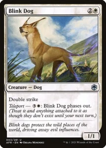 BLINK DOG x4 mtg casi nuevo-m Aventuras en los reinos olvidados 4 sin circular - Imagen 1 de 1