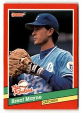 1991 Donruss The Rookies #43 Brent Mayne NrMt-Mt  ID:50940