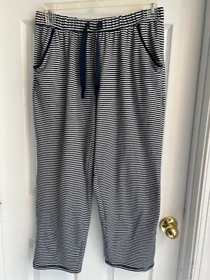 PANTALONES DE SALÓN / DORMIR - Charter Club - Rayas azules / blancas - Tejidos - Grandes Foto 1 de 4