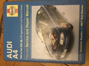 Haynes Audi A4 car manual - Picture 1 of 1