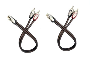 KnuKonceptz Klarity RCA Cable Y Adapter 1 Female to 2 Male RCA Splitter Pair (2) - Picture 1 of 2