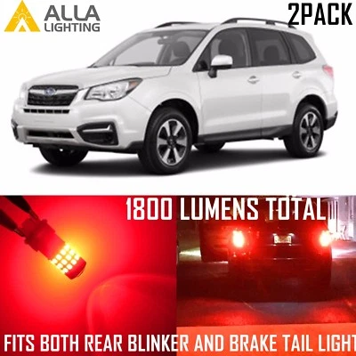 Allá Lighting 39-LED Freno Trasero Señal de Giro Luz Intermitente Bombillas Rojas para Subaru Foto 1 de 4