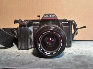 Minolta Maxxum 5000i Camera, Prospec Lens, Flash + Carrying Case, READ - Picture 1 of 13