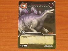 DKCG 157/160 STEGOSAURUS Dinosaur King Colossal Rare Foil Trading Card 2008