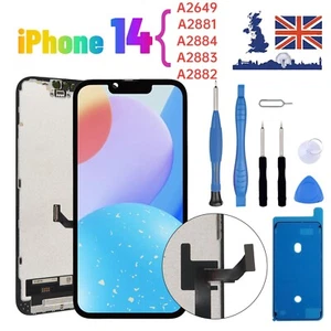 For iPhone 14 Screen Replacement Lcd Display 3D Touch Premium Quality + Tool Kit - Picture 1 of 11