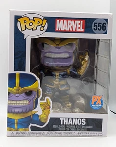 Funko Pop! Figura de vinilo BobbleHead exclusiva 556 PX de Thanos Deluxe de Marvel Heroes - Imagen 1 de 15