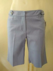 NWT $150 VINTAGE ETCETERA HYACINTH STRETCH COTTON WALKING SHORTS size 2 - Picture 1 of 5