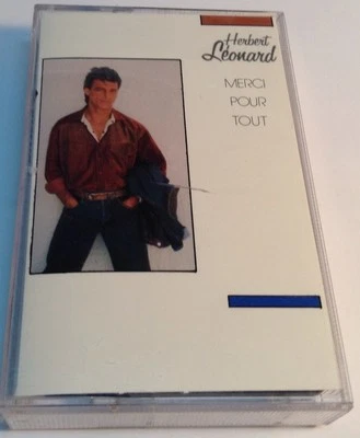 HERBERT LEONARD Tape Cassette MERCI POUR TOUT 1987 Kebec disque Canada KD4-656 - Image 1 of 4