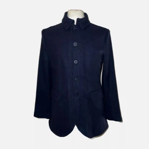 Private White VC Jacket Navy Wool Small Flight Military England Heritage Coat - Picture 1 of 6