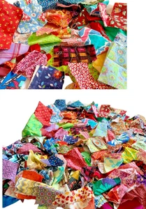 Crazy Quilters fabelhafte Baumwollstoffmischung ~ Quart Tasche voll mit einem Gr8 Sortiment! - Bild 1 von 7