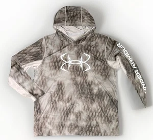 Felpa con cappuccio Under Armour Fishing 2XL modello scala leggera XXL UA ISO-Chill - Foto 1 di 9