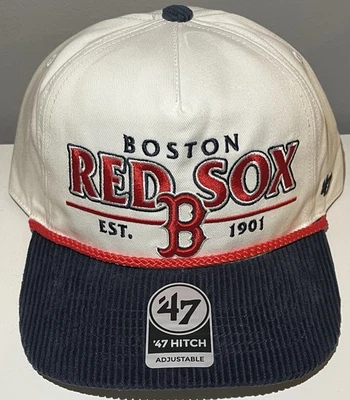 Boston Red Sox 47 Marca Enganche Cuerda Ajustable Snapback Sombrero Nuevo Con Etiquetas! Foto 1 de 2