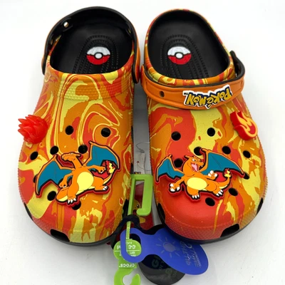 Crocs Pokemon Charizard Mens Size 9 Classic clog 210242 001 - Image 1 of 4