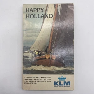 KLM Airlines Happy Holland Guide To Europes Gateway Nation Booklet - Picture 1 of 5