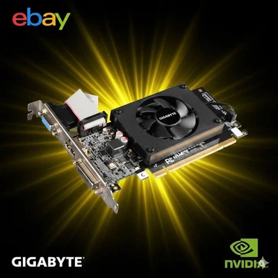 GIGABYTE GeForce GT 710 2GB DDR3 PCI Express 2.0 - USATO COME NUOVO GRADO A++ - Immagine 1 di 4