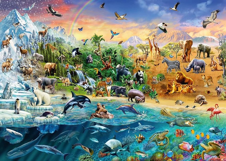 Puzzle 1000 Condividi - Chesterman mondo degli Animali von Schmidt-spiele