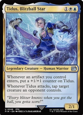 Tidus, Blitzball Star 246 Final Fantasy Magic the Gathering 004159 - Image 1 of 2