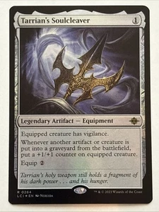 Magic The Gathering The Lost Caverns of Ixalan Tarrian's Soulcleaver Foil 0264 casi nuevo raro - Imagen 1 de 2