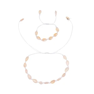 White Shell Bracelet Women's Jewelry Beach for Bohemian Beads Bangle - Bild 1 von 12