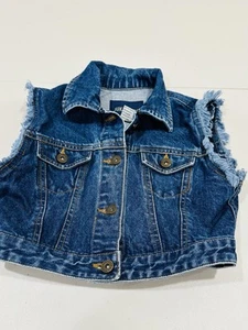 Juke Box Denim Vest For Girls Size M - Picture 1 of 6
