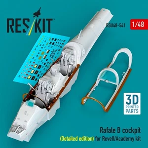 ResKit RSU48-0541 1/48 Rafale B Cabina Edición Detallada para Kit Revell/Academia - Imagen 1 de 3