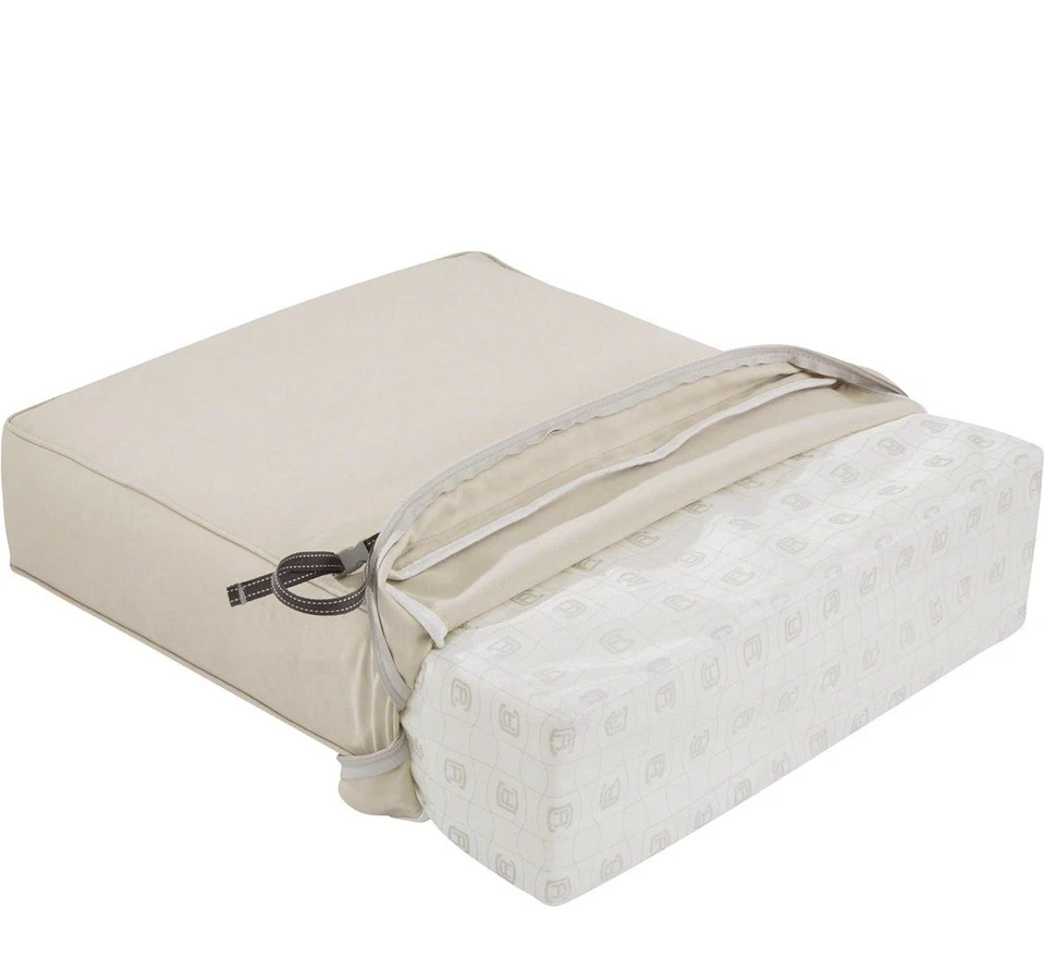 Montlake 2pc Square Patio Lounge Seat Cushion Set - Classic Accessories