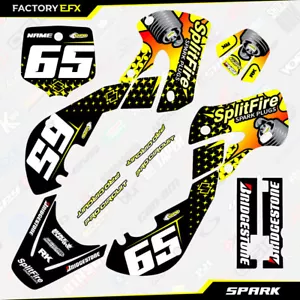 Yellow Spark Racing Graphics Kit fit 01-21 Suzuki Rm65 Decal Sticker set RM 65 - Foto 1 di 8