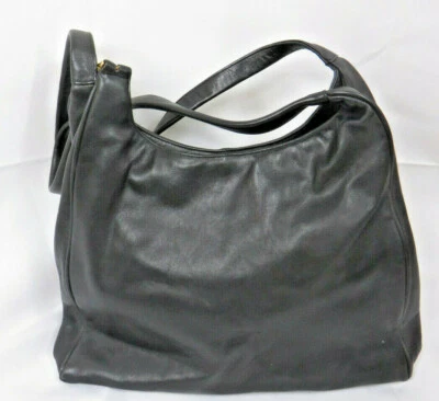 Bolso de hombro Jones New York de cuero negro 13X10X4 muy limpio  Foto 1 de 4