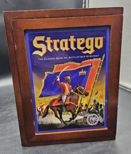 Stratego Board Game Wooden Bookshelf Box 2009 MB Collection Sealed - Picture 1 of 6