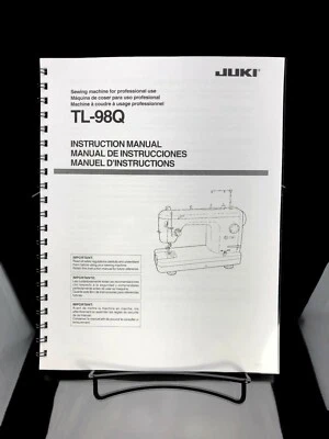 Juki TL-98Q Sewing Machine Instructions User Guide Manual Reprint - Free Ship - Image 1 of 4