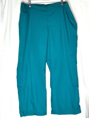 Женские масло мягкий скраб брюки Aqua синий размер XL заниженной регулярный крой - Изображение 1 из 4