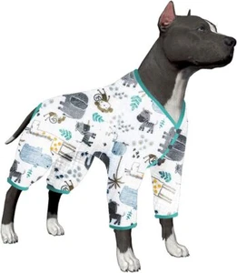 LovinPet Hundekleidung männlich Anti Lecken Angst beruhigend Shirt Overall Pullover - Bild 1 von 6