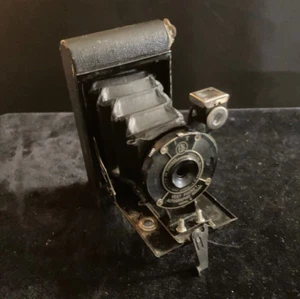 Antico gilet Eastman Kodak tascabile autografo modello B fotocamera art deco 1924-34 - Foto 1 di 4