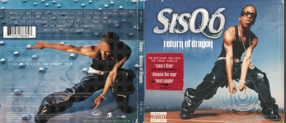 Sisqo - return of dragon - CD (2001) - Bild 1 von 1